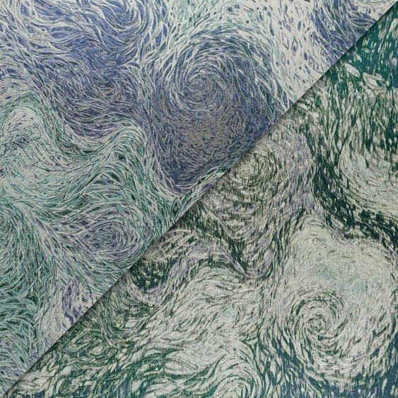 Van Gogh Blue Reversible Print