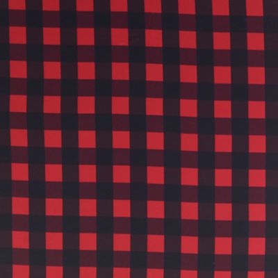 Buffalo Check Black and Red Print swatch