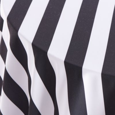 Canopy Stripe Black & White 2" Print