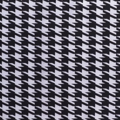 Houndstooth Black and White Print