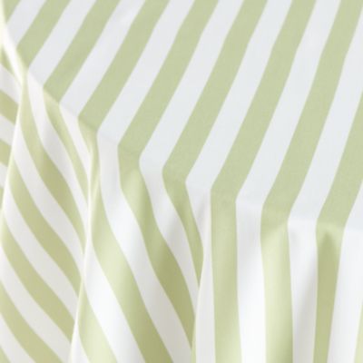 Pear Green and White Stripe (1”) Print