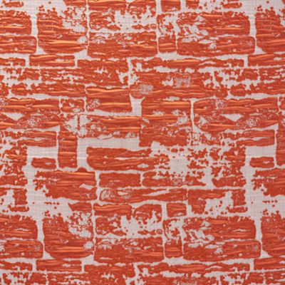 Stone Wall Tangerine Print swatch